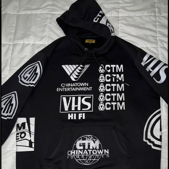 Chinatown Market Other - Chinatown Market Hoodie | VHS Home Video Design | XL | Black/White